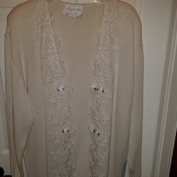 Magnet Art long cream sweater - Picture 1 of 6